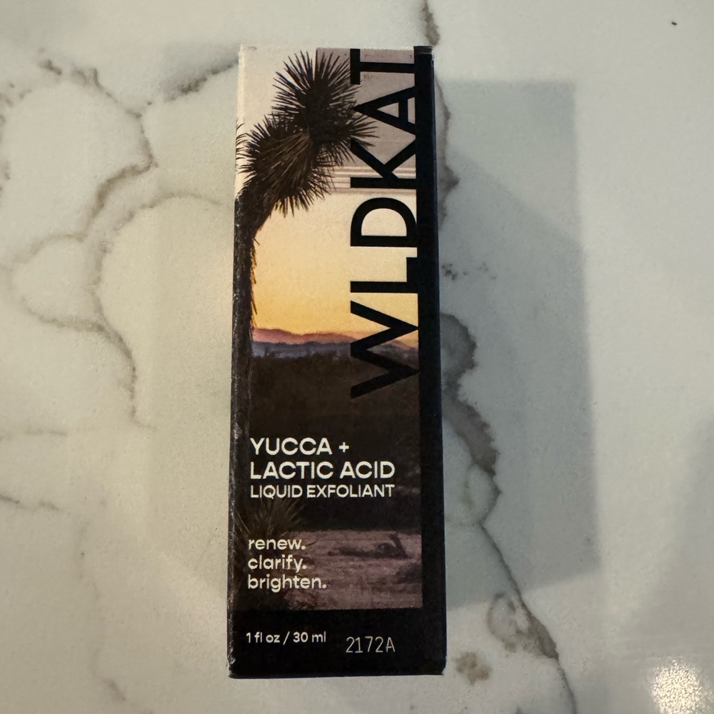 🌸5/$25🌸 WLDKAT yucca + lactic acid liquid exfoliant
